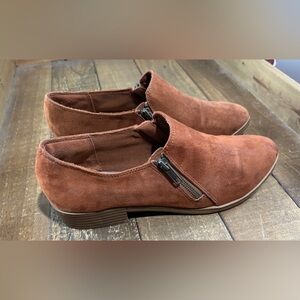 American Eagle Women's Dara Cognac Double Knit Boots, size 8.5